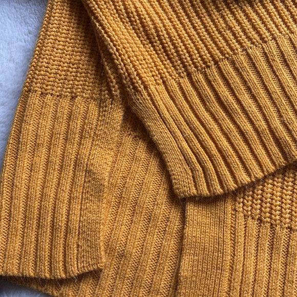 Garage Mustard Yellow Open Knit Cardigan Small - Picture 6 of 8